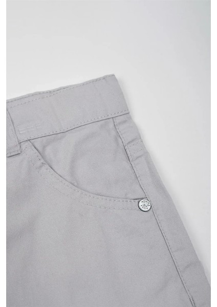 Erkek Çocuk Gri Kedi Detaylı Yazlık Polo Yaka Tişört Şort Takım fırsatları