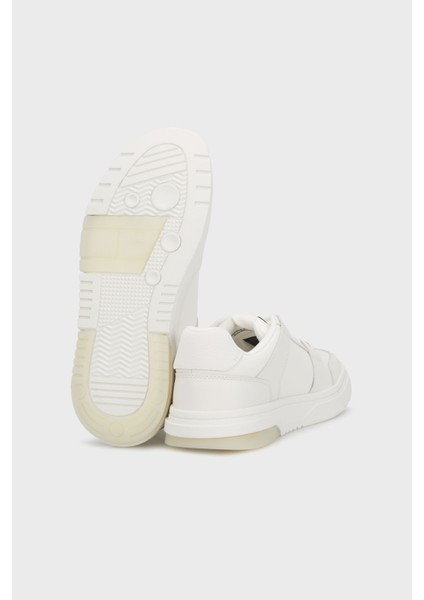 Tommy Jeans Logolu Deri Sneaker Ayakkabı Erkek Ayakkabı EM0EM01576 Tcr
