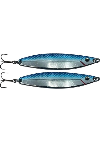 2 Adet Hansen Pilgrim 7.8cm 18G Silver/blue Kaşık