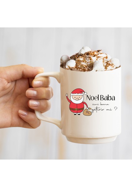 Noel Baba Baskılı Kupa