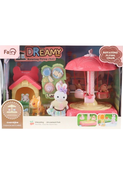 Dönen Salıncak ile Eğlence Garanti: Bay Dreamy Tavşam Ailesi