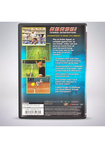 Agassi Tennis Generation Ps2 Playstation 2 (Ntsc)