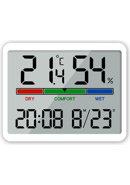 Ince Elektronic Saat Basit Dijital Saat Duvara Monte Edilebilir LCD Küçük Çalar Saat Çok Işlevli Sıcaklık Sıcaklık Elektronic Saat (Yurt Dışından)