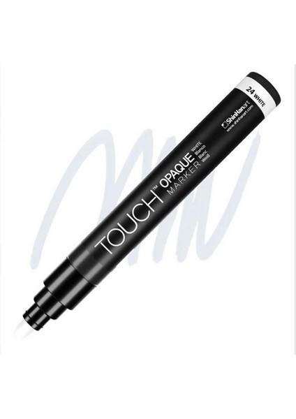 Opaque Su Bazlı Marker Kalem 1.5-2.3mm - Medıum Pack Whıte 24 - SH8610003-2027