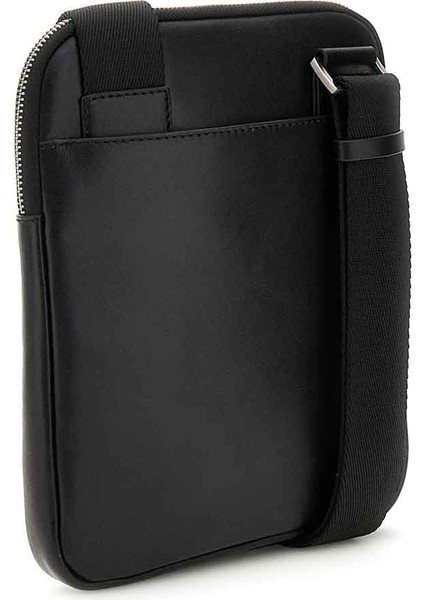 Erkek Frienze Crossbody Fl Mini Omuz Çantası - Siyah modelleri
