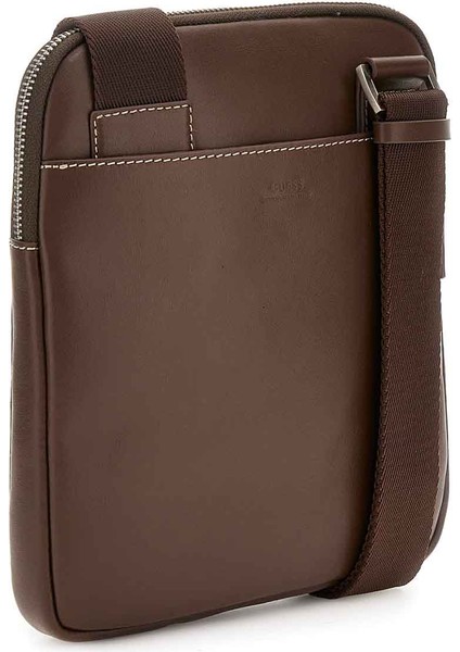Erkek Frienze Crossbody Fl Mini Omuz Çantası - Kahverengi fiyatları