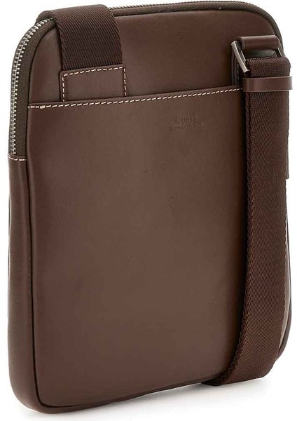 Erkek Frienze Crossbody Fl Mini Omuz Çantası - Kahverengi modelleri