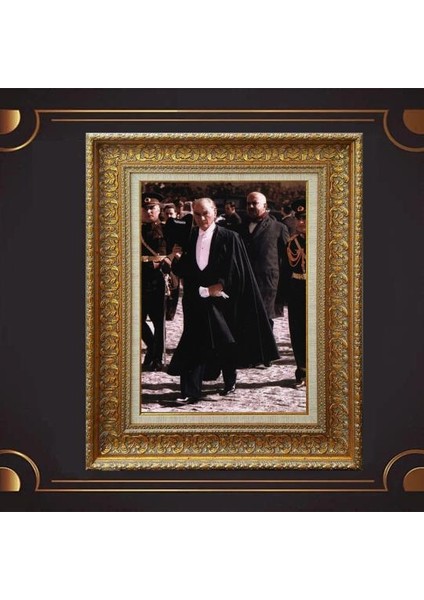 Özel Altın Seri Atatürk Tablo CV256