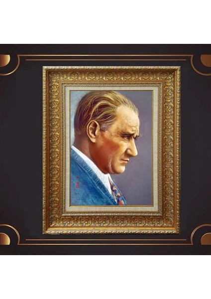 Özel Altın Seri Atatürk Tablo CV348