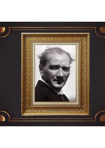 Özel Altın Seri Atatürk Tablo CV359