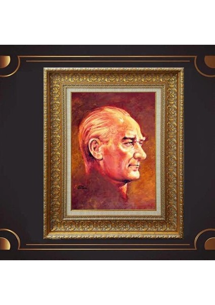Özel Altın Seri Atatürk Tablo CV749