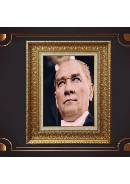 Özel Altın Seri Atatürk Tablo CV167