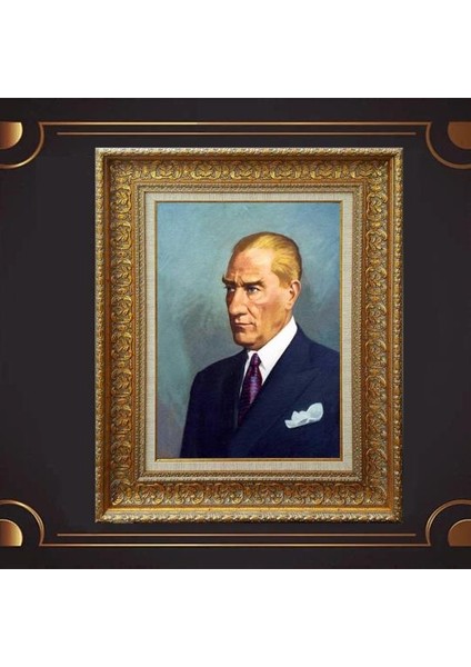 Özel Altın Seri Atatürk Tablo CV343