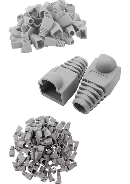 Yeni Nesil Ez RJ45 Sıkma Pensesi RJ11 RJ12 RJ45 Network Ağ Pense + Kablo Tester + 10 Adet Yeni Nesil Ez RJ45 Jack Konnektör + 10 Adet Cover Kılıf Set Paket