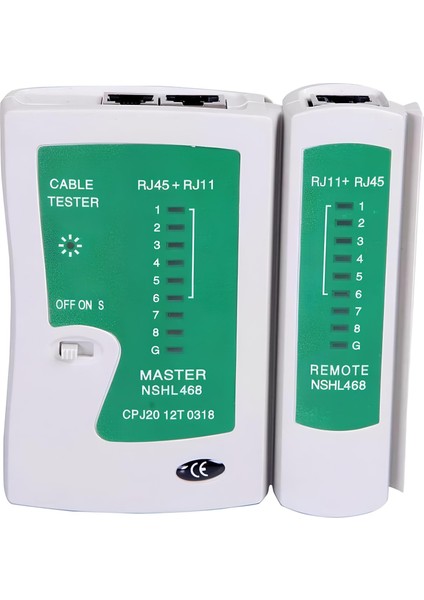 Yeni Nesil Ez RJ45 Sıkma Pensesi RJ11 RJ12 RJ45 Network Ağ Pense + Kablo Tester + 10 Adet Yeni Nesil Ez RJ45 Jack Konnektör + 10 Adet Cover Kılıf Set Paket
