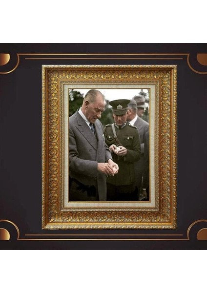 Özel Altın Seri Atatürk Tablo CV743