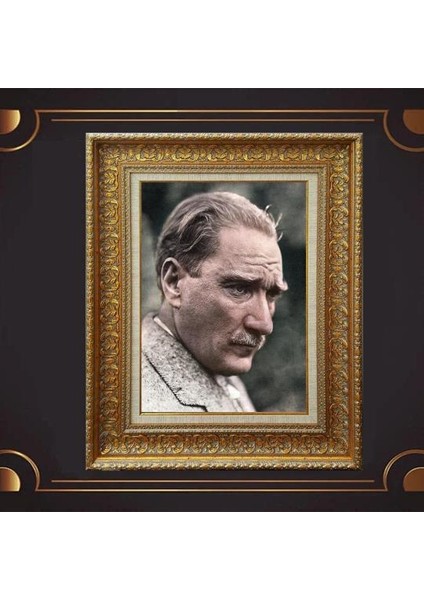 Özel Altın Seri Atatürk Tablo CV596