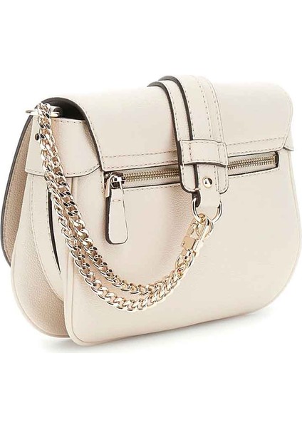 Kadın Fedora Flap Shoulder Bags Omuz Çantası - Krem fiyatları