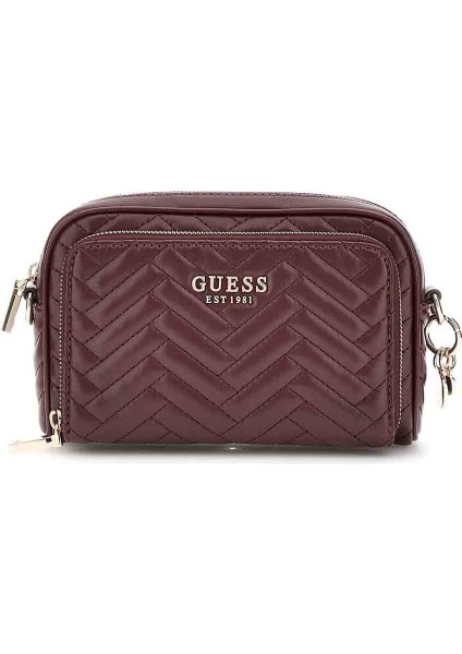 Kadın Annıng Camera Bag Çapraz Çanta - Bordo