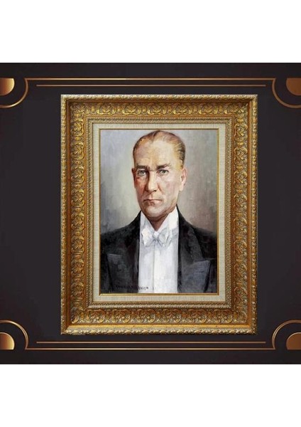 Özel Altın Seri Atatürk Tablo CV487