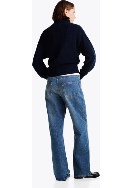 Kadın Th Cardigan Stitch Fermuarlı Hırka - Lacivert fırsatları