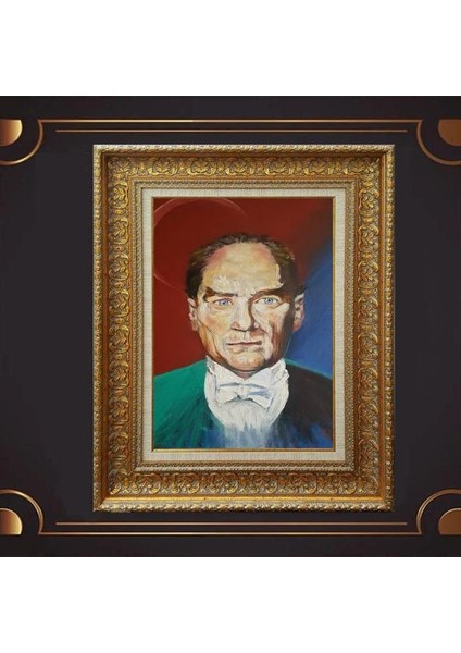 Özel Altın Seri Atatürk Tablo CV463