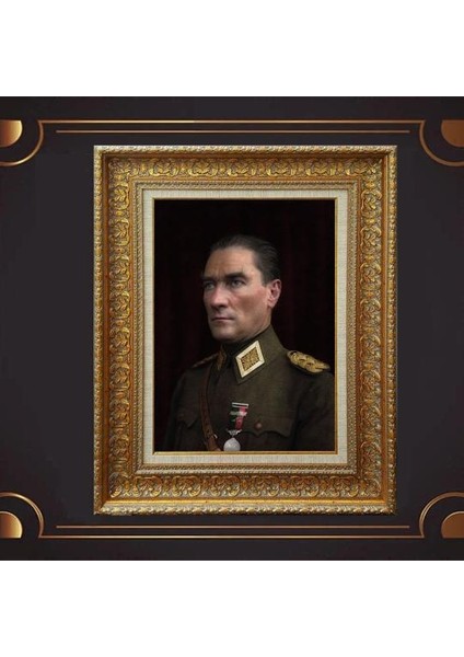 Özel Altın Seri Atatürk Tablo CV709