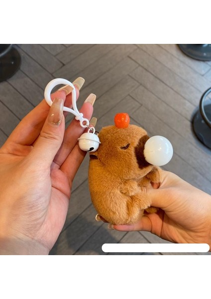 Weırsoın Kapibara Capybara Kolye Peluş Bebek Sevimli Küçük Kolye (Yurt Dışından)