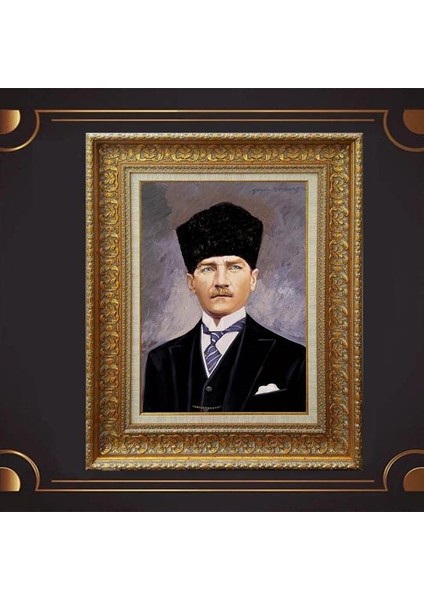 Özel Altın Seri Atatürk Tablo CV353