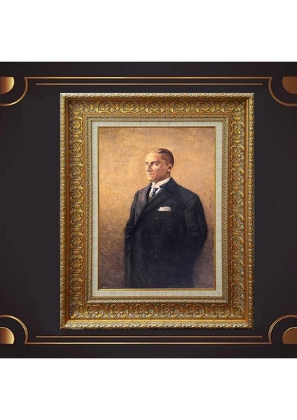 Özel Altın Seri Atatürk Tablo CV115