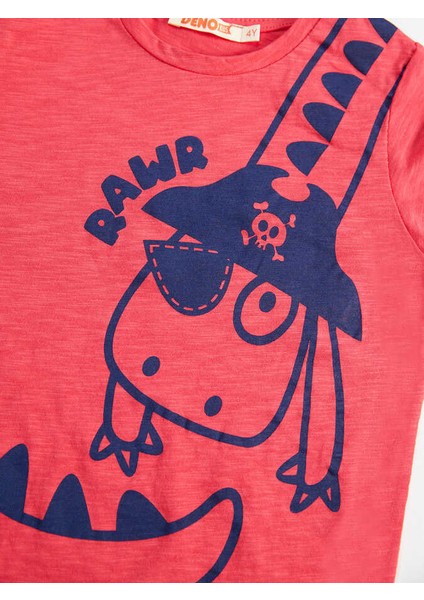 Korsan Dino Erkek Çocuk T-Shirt Şort Takım indirimleri