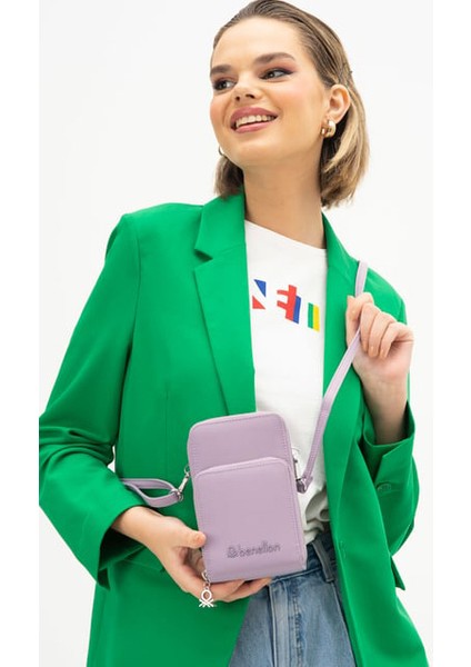 Kadın Bnt Telefon Çantası - Lila