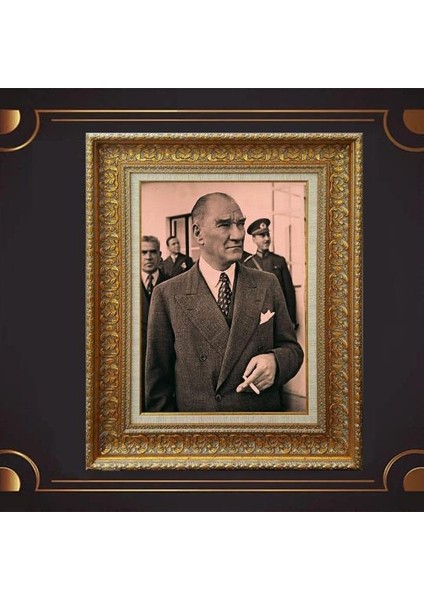 Özel Altın Seri Atatürk Tablo CV379