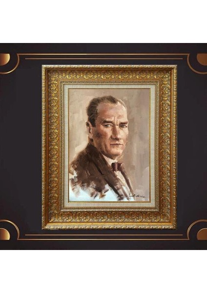 Özel Altın Seri Atatürk Tablo CV653