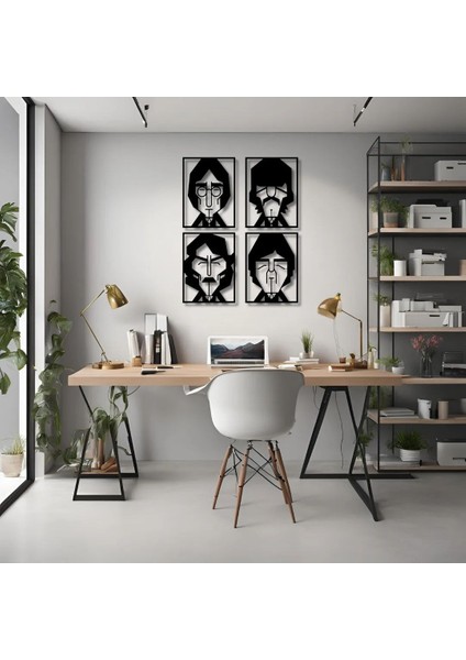 Sanatsal Metal Tablo Beatles (Beatles) Metal Duvar Tablosu Sanat indirimleri