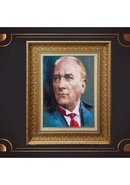 Özel Altın Seri Atatürk Tablo CV645