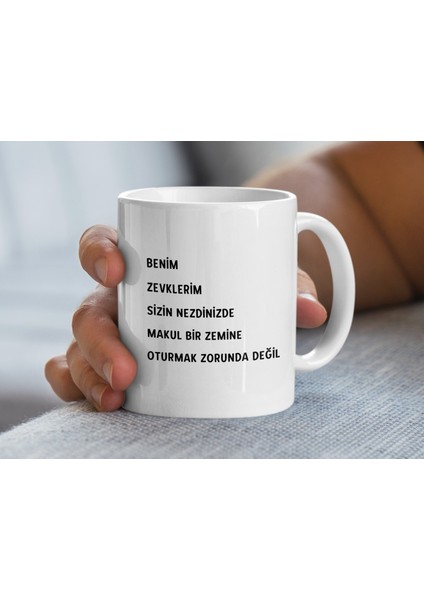 Gibi Dizisi Komik Kupa Bardak, Benim Zevklerim Sizin Nezdinizde Makul Bir Zemine Oturmak Zorunda Değil Kupa Bardak