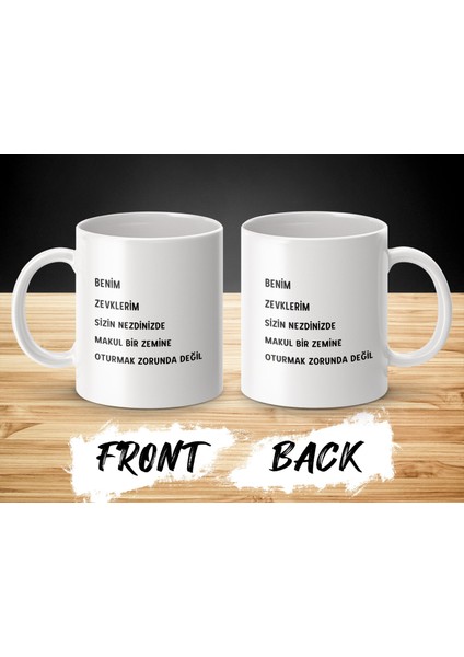 Gibi Dizisi Komik Kupa Bardak, Benim Zevklerim Sizin Nezdinizde Makul Bir Zemine Oturmak Zorunda Değil Kupa Bardak fiyatları