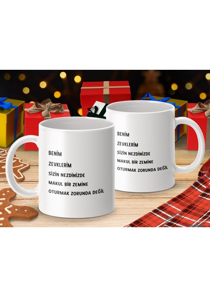 Gibi Dizisi Komik Kupa Bardak, Benim Zevklerim Sizin Nezdinizde Makul Bir Zemine Oturmak Zorunda Değil Kupa Bardak modelleri