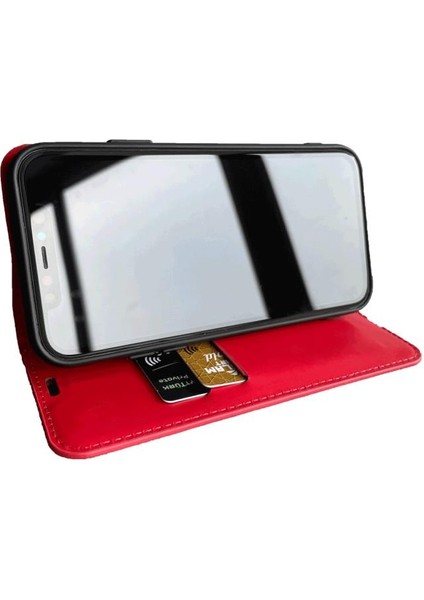 Samsung Galaxy S23 Fe Cüzdan Kapaklı Kılıf Kartlıklı Cüzdanlı Standlı Kopçalı