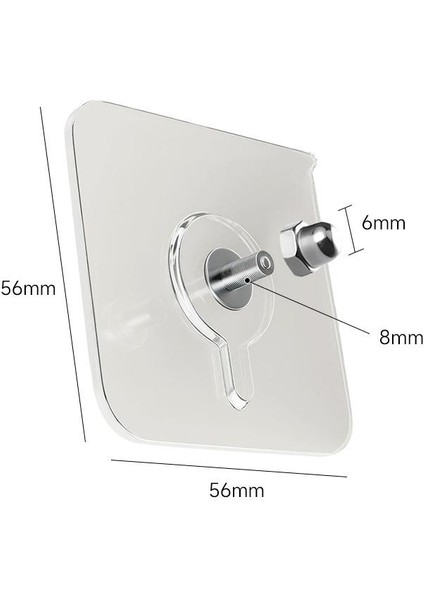 10 Adet/paket Şeffaf Yapışkanlı Vida Kanca Vida Tarzı (Yurt Dışından) modelleri