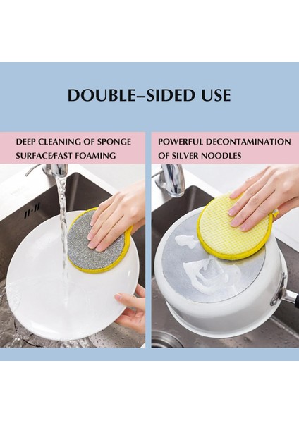 10 Adet/paket Çift Taraflı Bulaşık Süngeri (Yurt Dışından) modelleri