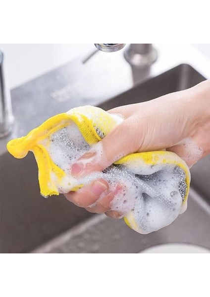 10 Adet/paket Çift Taraflı Bulaşık Süngeri (Yurt Dışından) fırsatları