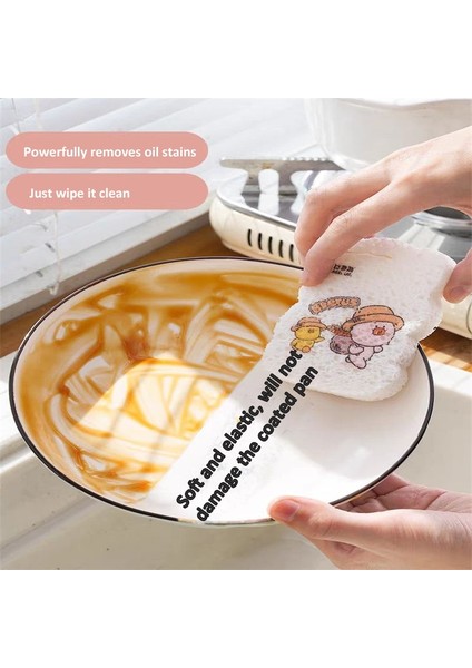 5 Adet/paket Karikatür Odun Hamuru Sünger Mendil (Yurt Dışından) fırsatları