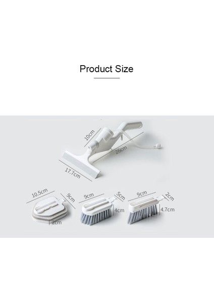 Mutfak Temizleme Fırçası Beş Parçalı Set 5'i 1 Arada Fırça Seti (Yurt Dışından) indirimleri