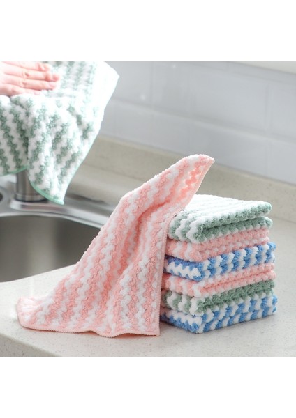 10 Adet Kalınlaştırılmış Emici Dalga Bulaşık Bezi (Yurt Dışından) fiyatları