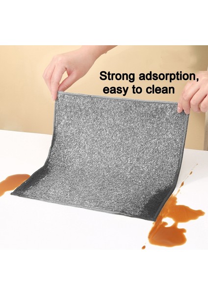 10 Adet/paket Bambu Kömür Elyaf Bulaşık Bezi 9.8 Inç (Yurt Dışından) fırsatları