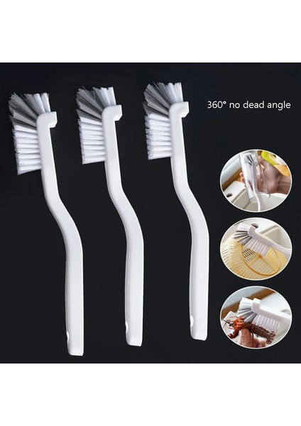 3 Adet Uzun Saplı Sert Saç Çok Fonksiyonlu Temizleme Fincan Fırçası (Yurt Dışından) modelleri