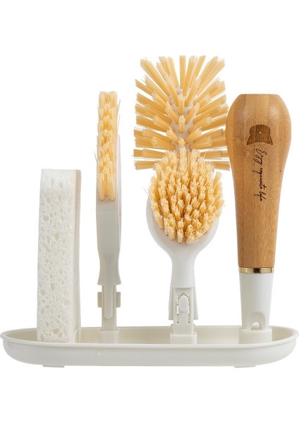 Mutfak 4'ü 1 Arada Temizleme Fırçası Seti (Yurt Dışından)
