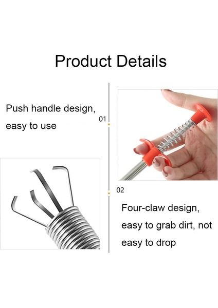 Dört Pençe Hortumlu Tuvalet Temizleyici 200CM (Yurt Dışından) indirimleri